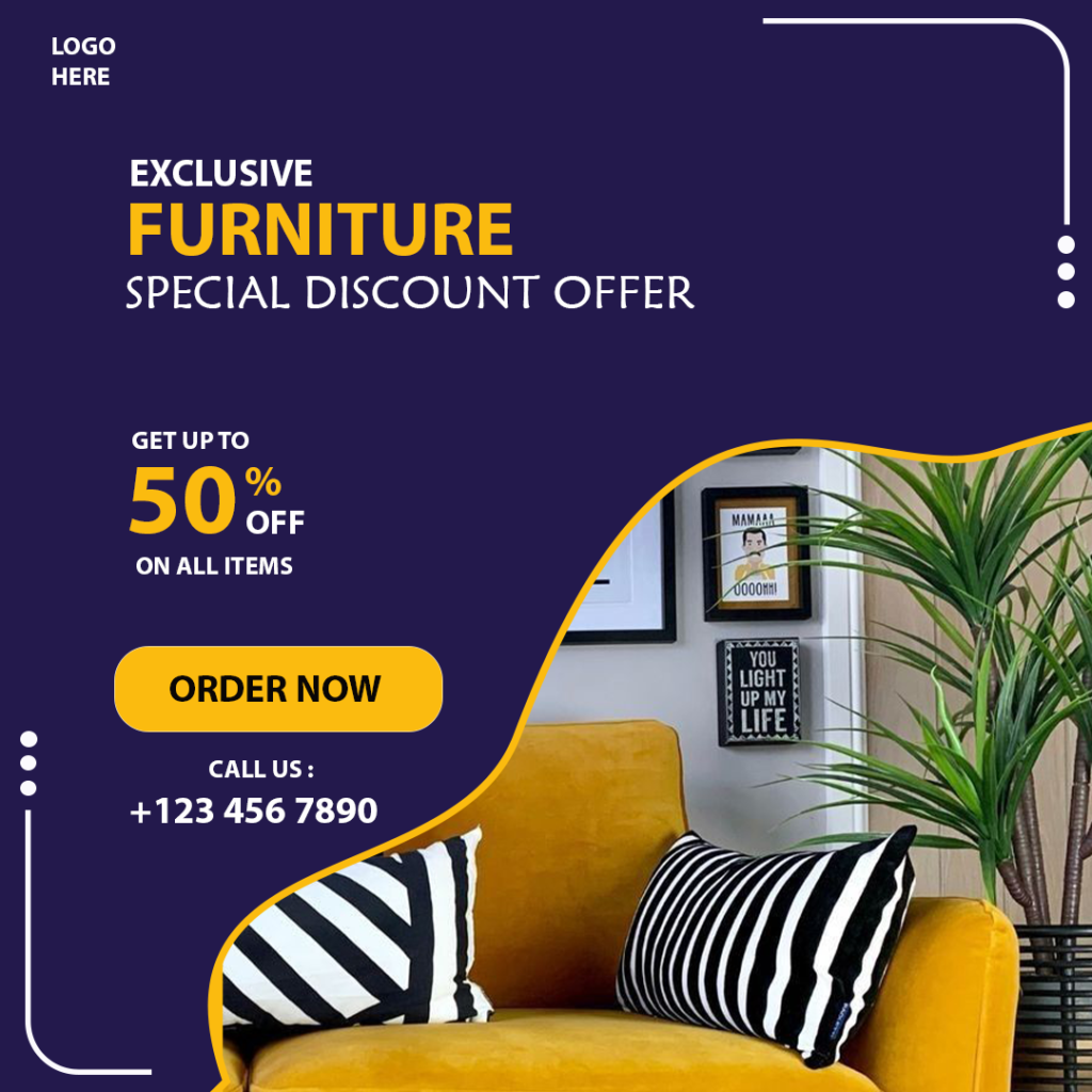 Furniture ad poster (photoshop)